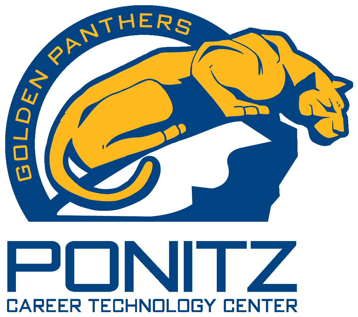 David H Ponitz Career Technology Ctr Golden Panthers - Ponitz High School (1220x1062), Png Download