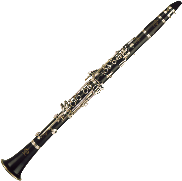 Banner Black And White Library Musicians Repair Sales - Small Pictures Of The Clarinet (600x600), Png Download