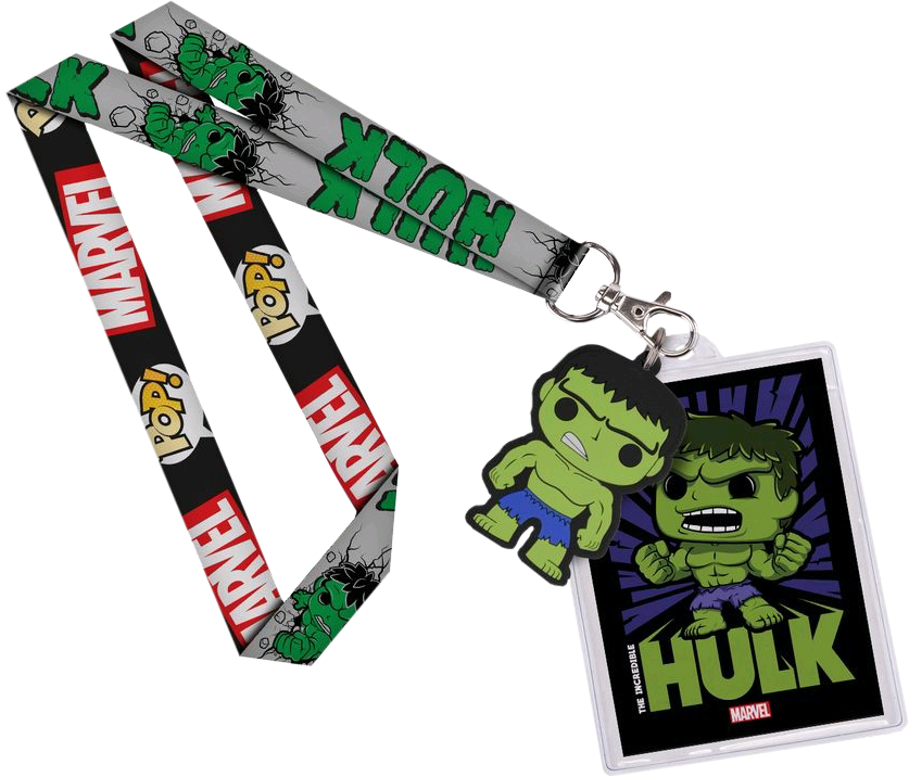 Marvel Hulk Funko Pop Lanyard - Funko Lanyard Marvel (837x716), Png Download