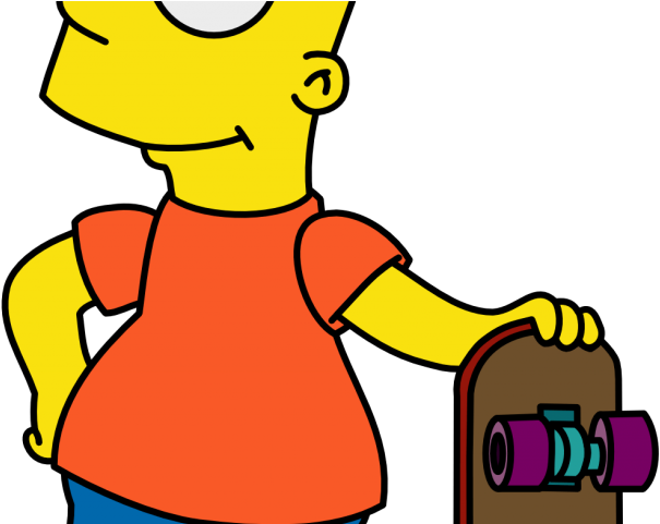 Bart Simpson Png Transparent Images - Drawing Bart Simpson Face (640x480), Png Download