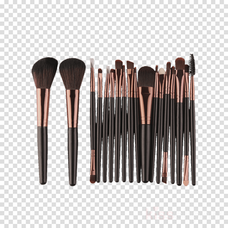 Gearbest 18pcs Multifunctional Facial Makeup Brushes (900x900), Png Download