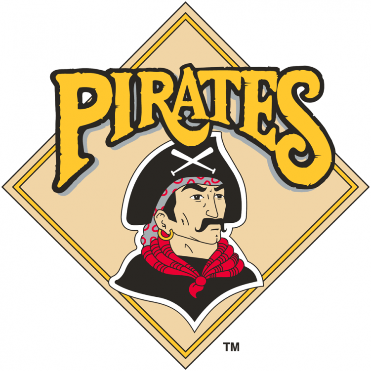 Pittsburgh Pirates Logos Iron Ons - Pittsburgh Pirates Logo Gifs (750x930), Png Download