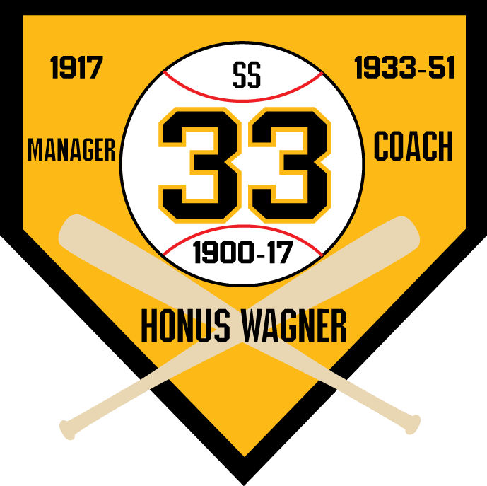Pirates Honus Wagner - Roberto Clemente Retired Jersey (689x687), Png Download