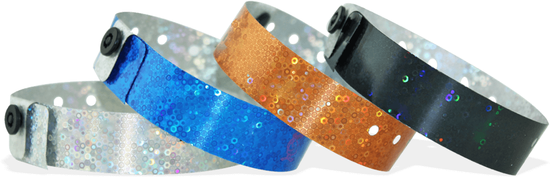 Holographic Wristbands 19 Mm Liquid Glitter - Pulseras Glitter (1200x720), Png Download