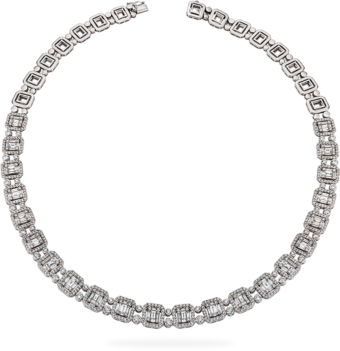 Diamond Solitary Necklace - Circle Tire Track Clipart (796x795), Png Download