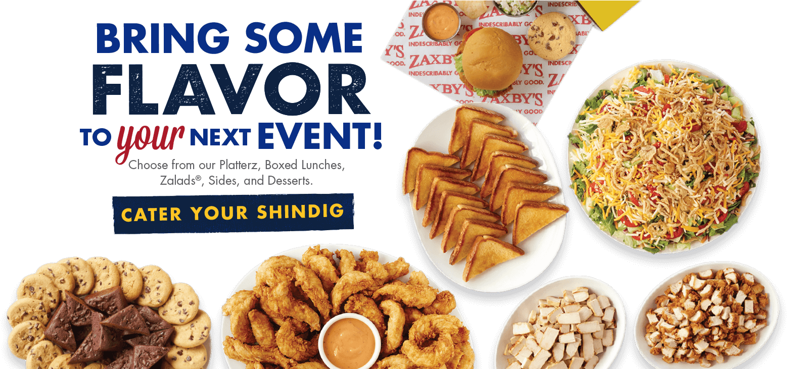 Zaxby's Catering (2006x730), Png Download