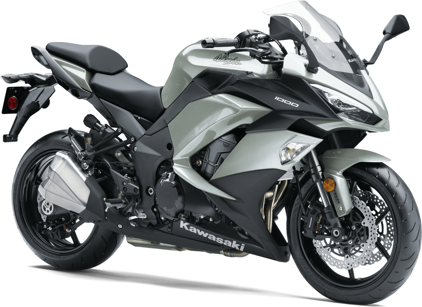 2018 Kawasaki Ninja 1000 Abs Metallic Matte Fusion - 2017 Kawasaki Ninja Zx10r (2000x1123), Png Download