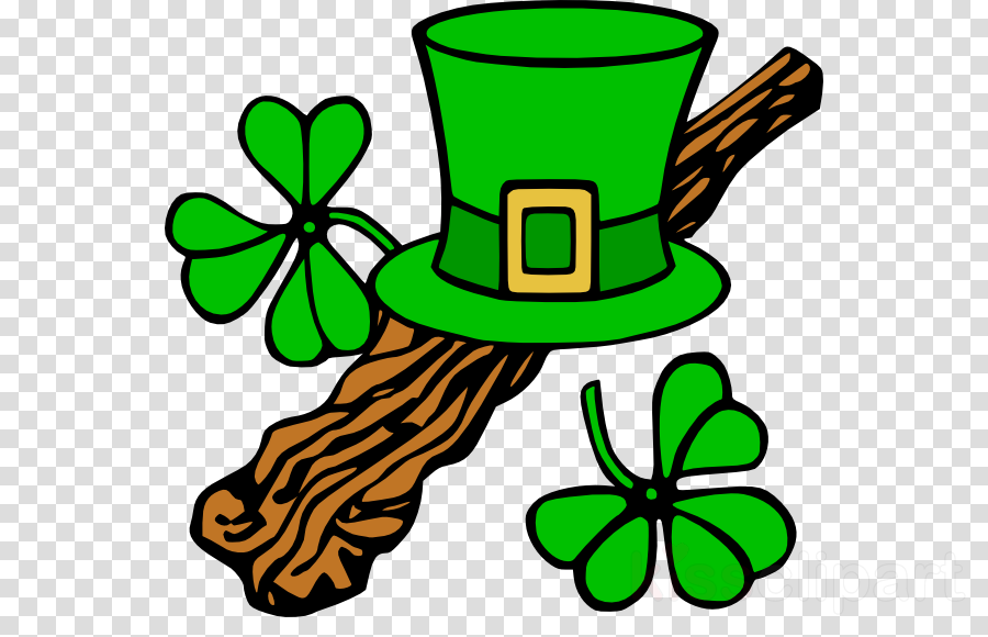 Irish Shillelagh Ornament Clipart Saint Patrick's Day - St. Patrick's Day Ornament (oval) (900x580), Png Download