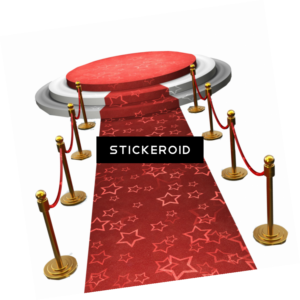 Red Carpet Furniture - Clip Art (1008x1009), Png Download