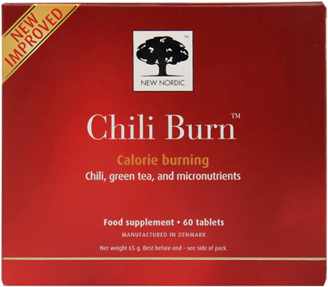 New Nordic Chili Burn Tablets - New Nordic Chili Burn 60 Tablets (724x724), Png Download