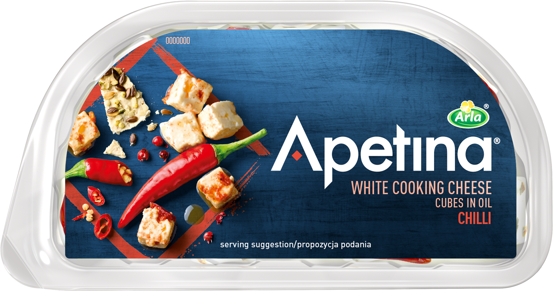 Apetina Classic Block Cheese 200g (1858x1025), Png Download