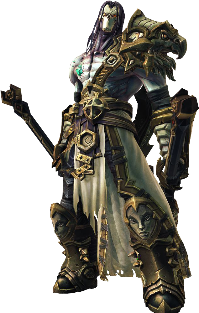 Death By Ivances On Deviantart - Death Darksiders Png (668x1000), Png Download