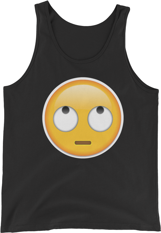 Men's Emoji Tank Top - 80s Tank Top (1000x1000), Png Download