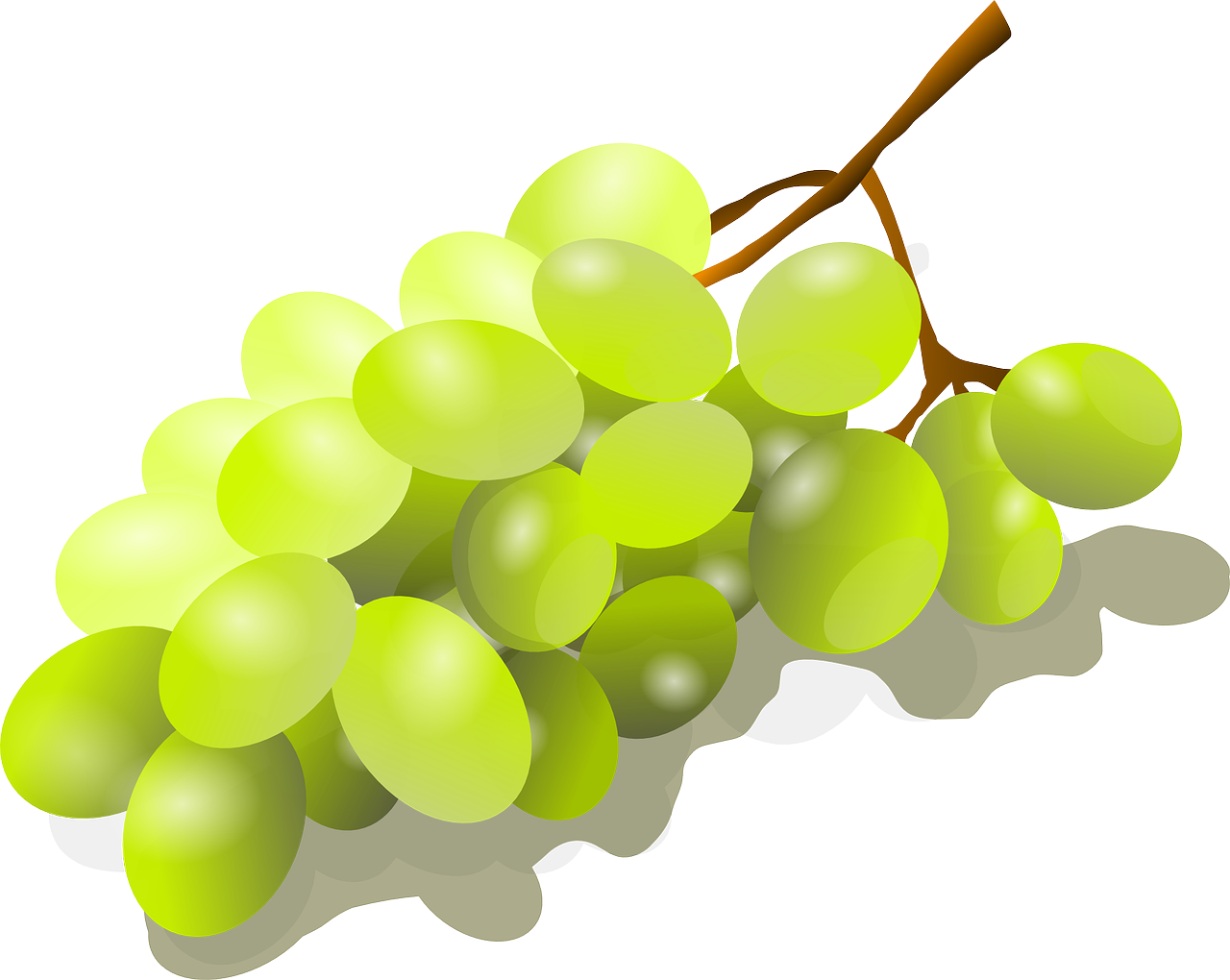 Racimo De Uvas, Uvas Viognier, Uvas, Frutas, Sweet - Uva Verde Desenho Png (903x720), Png Download