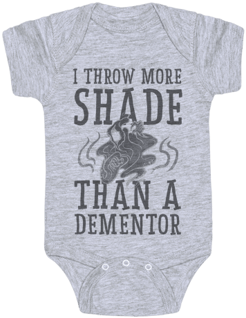 I Throw More Shade Than A Dementor Baby Onesy - Feminist Baby Clothes (484x484), Png Download