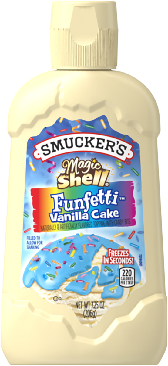 Birthday Cake Magic Shell (554x1200), Png Download