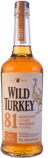 Wild Turkey Png - Wild Turkey 81 Proof Bourbon Whiskey (280x535), Png Download