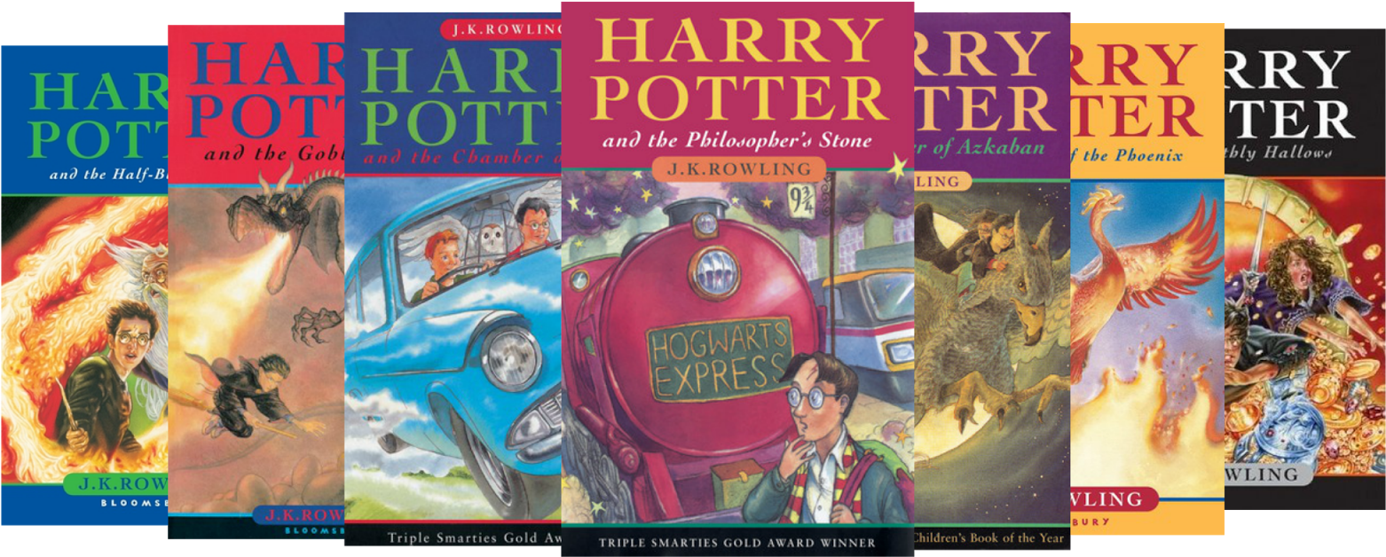 Harry Potter Films And Books (1024x435), Png Download