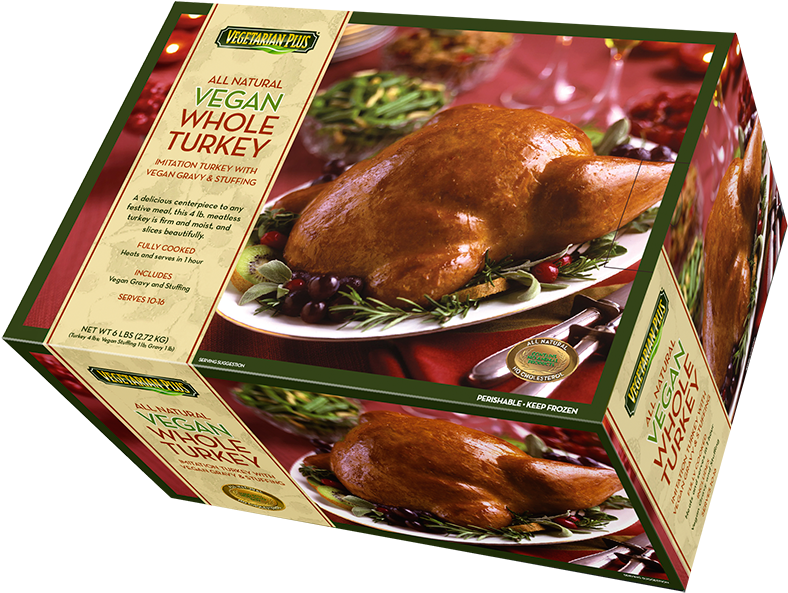 Vegan Whole Turkey (800x617), Png Download