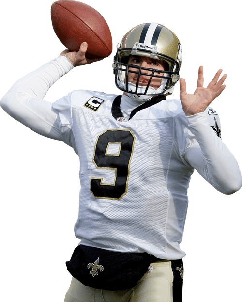 New Orleans Saints Player - New Orleans Saints Png (500x623), Png Download