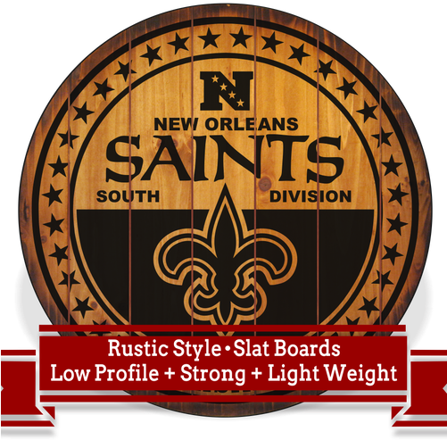 New Orleans Saints Wincraft 12" X 30" Double-sided (500x500), Png Download