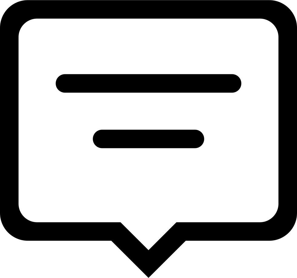 Comics - Message Box Icon Png (980x920), Png Download