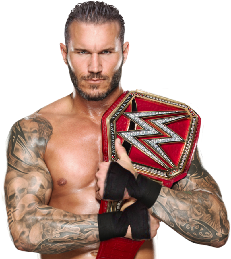 Free Randy Orton Logo Wallpapers - Randy Orton Universal Champion (845x945), Png Download
