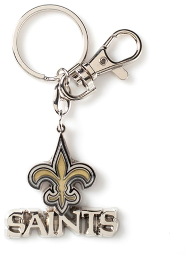Nfl New Orleans Saints Aminco Heavyweight Logo - New Orleans Saints - Nfl Heavyweight Key Tag (500x500), Png Download
