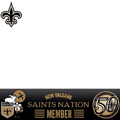 New Orleans Saints Nation - New Orleans Saints 50th Season Bottle Opener Keychain (400x400), Png Download