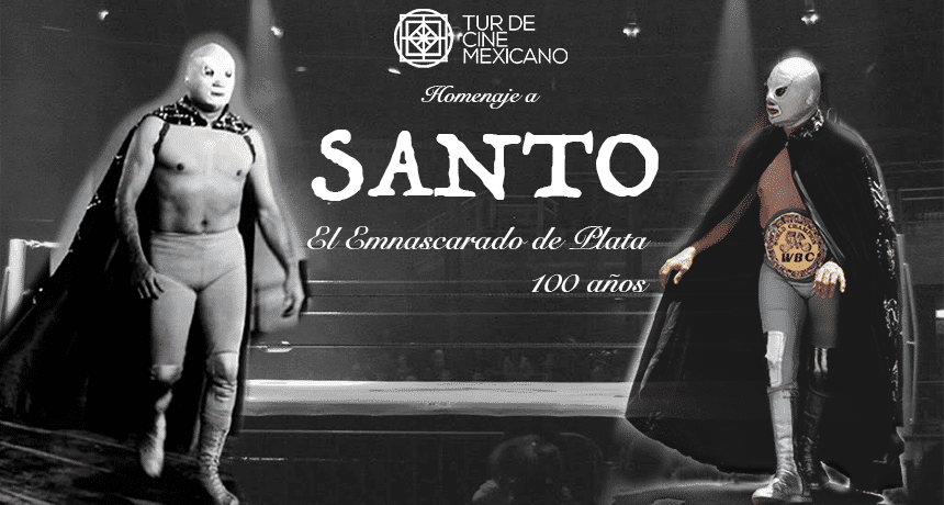 Santo, El Enmascarado De Plata Será La Imagen Del Tur - 100 Años Del Santo (860x460), Png Download