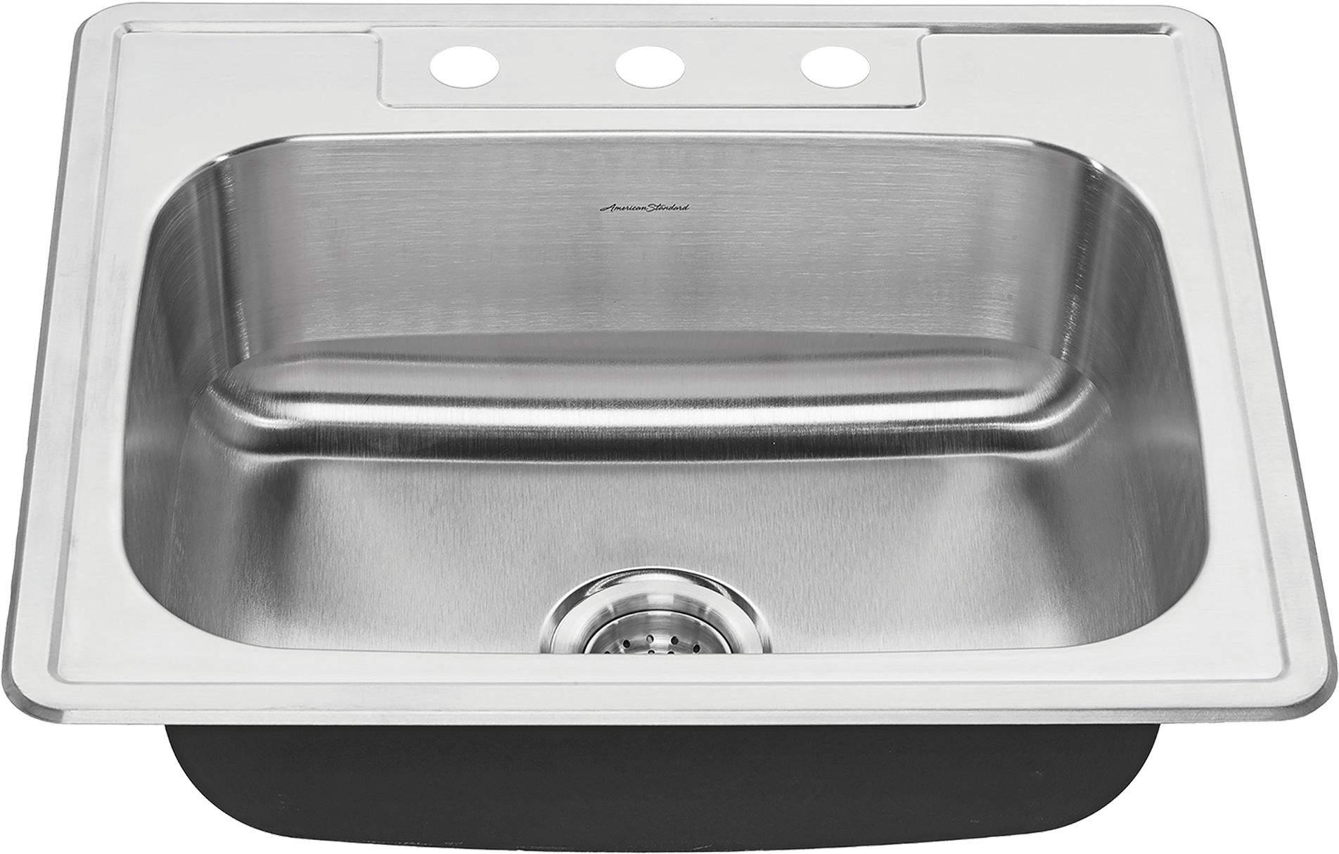 Colony 25x22-inch Stainless Steel Kitchen Sink - American Standard Colony 25" X 22" Single Bowl Drop-in (2000x2000), Png Download