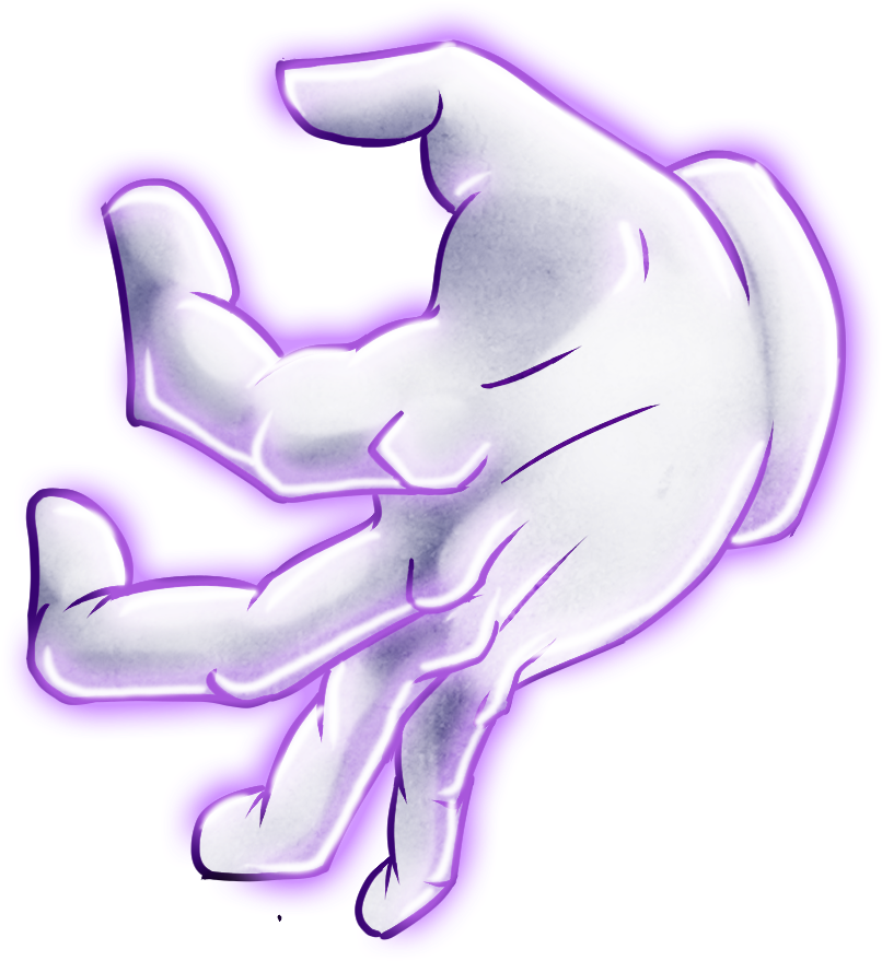 Building Walls In The Cold - Crazy Hand Png (1293x1173), Png Download