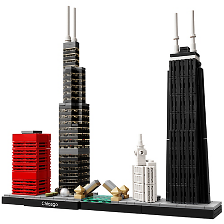 Chicago Skyline Png - Lego Architecture Chicago Skyline (600x450), Png Download