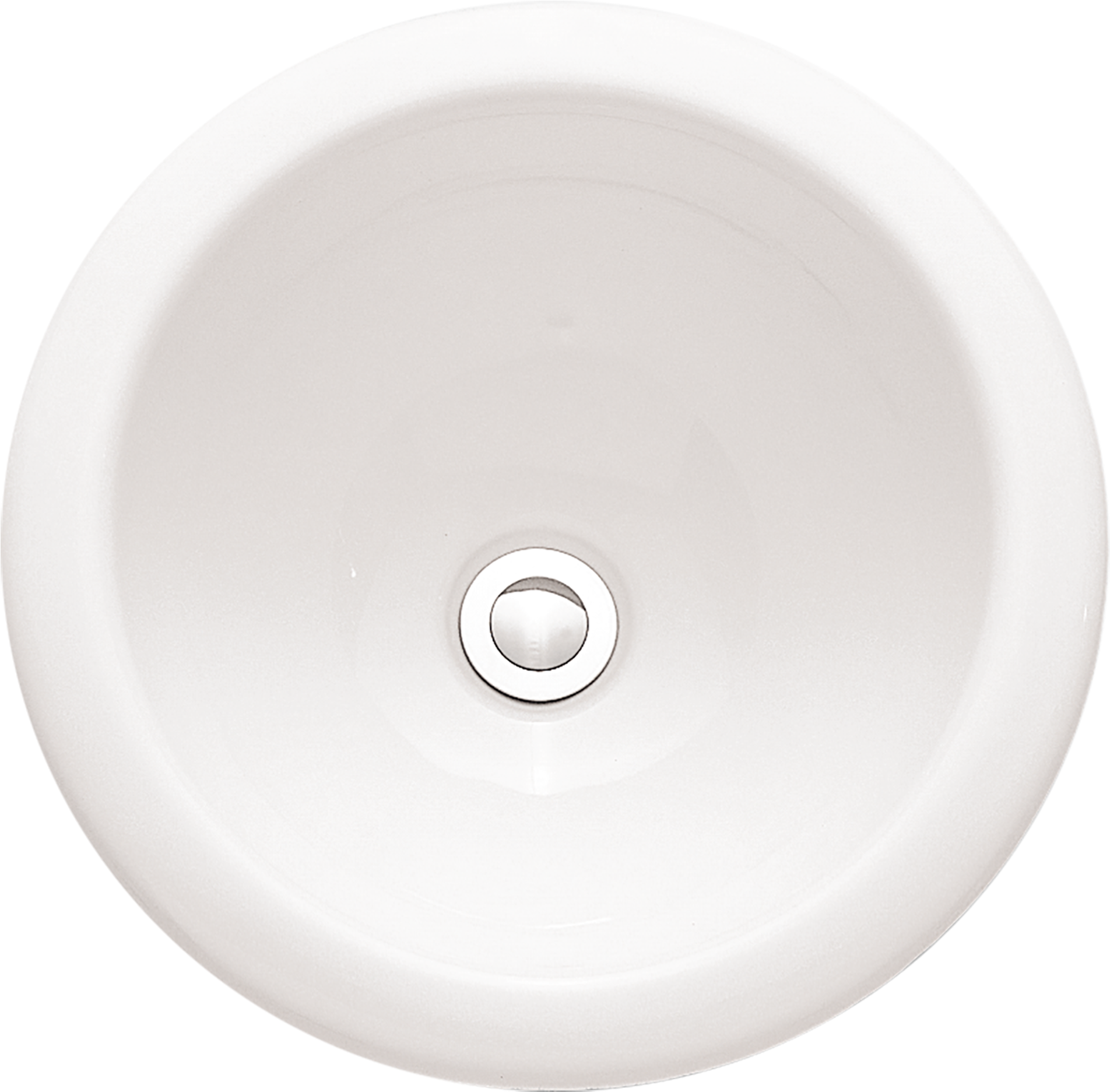 Royton Countertop Sink - Benjamin Moore Simply White (2000x2000), Png Download