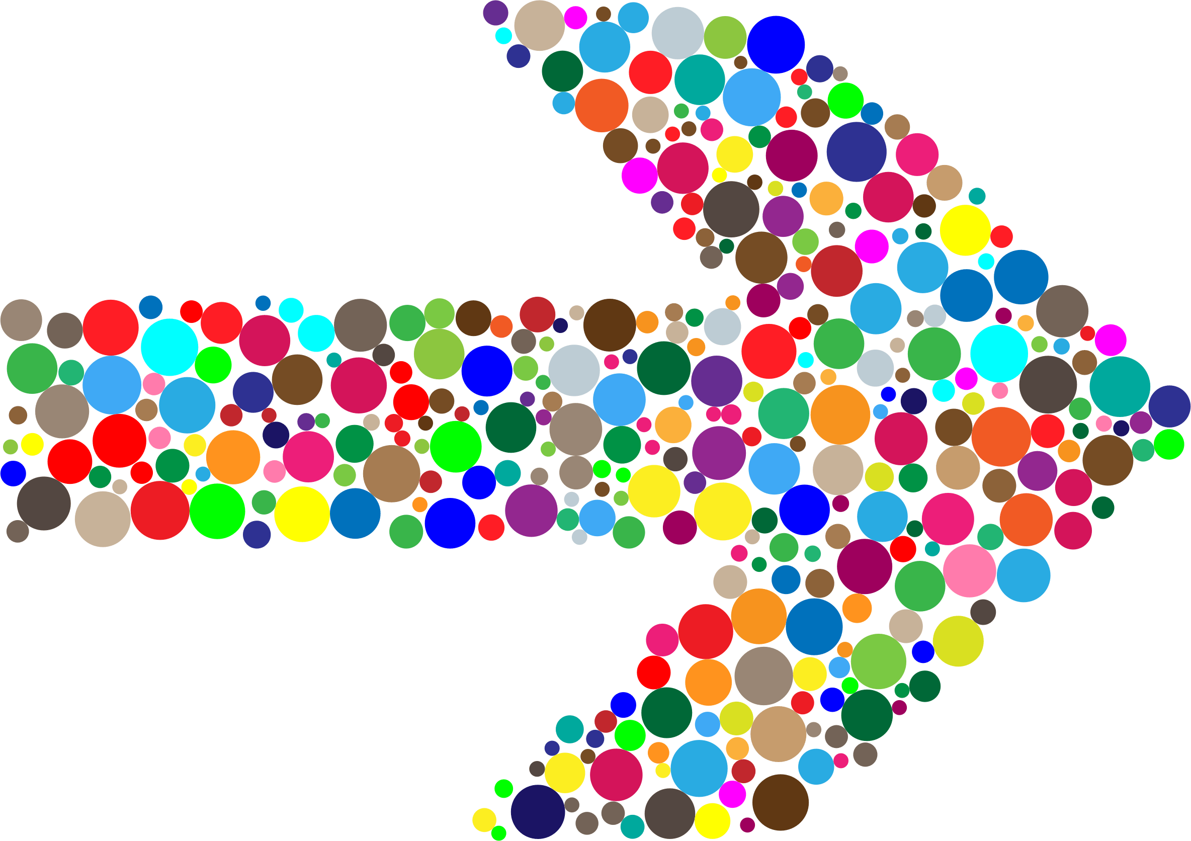 Computer Icons Art Free Commercial Clipart - Colorful Arrow Clip Art (1062x750), Png Download