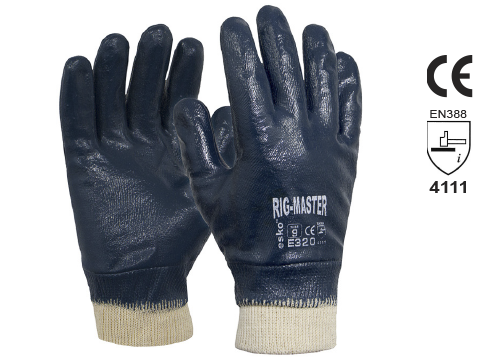Black Bull Leather Working Gloves (538x360), Png Download