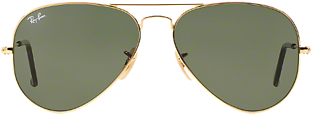 Rb Original Aviator Shop Graphic Library - Ray Ban Sunglass Aviator Black (680x340), Png Download