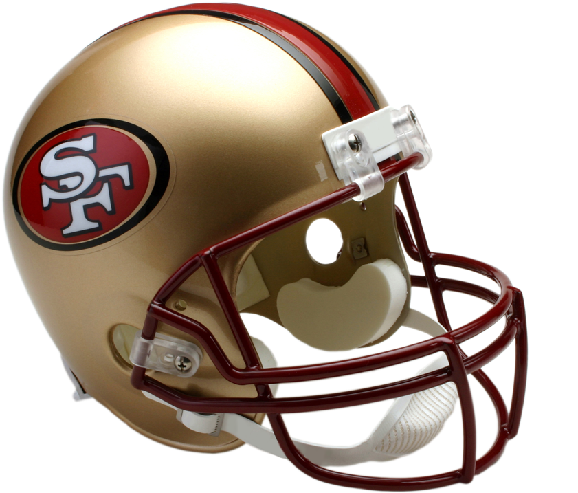 San Francisco 49ers Helmet (475x429), Png Download