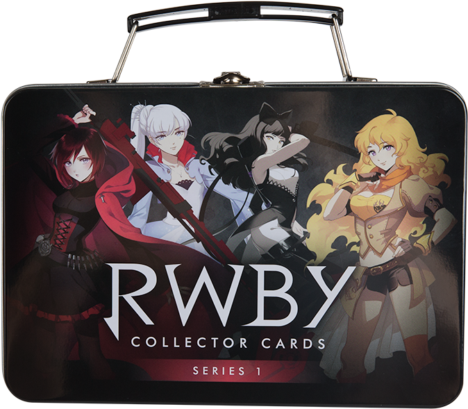 Rwby Series 1 Collectible Trading Card Tin - Rwby Collector Cards (800x800), Png Download