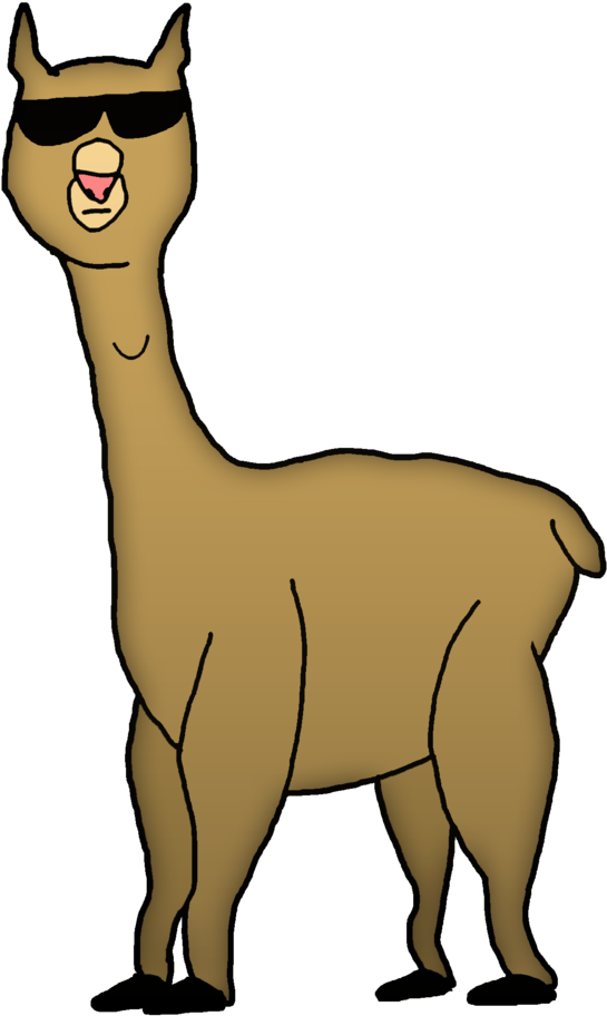 Image Llama Png Hijotee Wiki Fandom Powered - Llama Cartoon Transparent Background (900x1205), Png Download