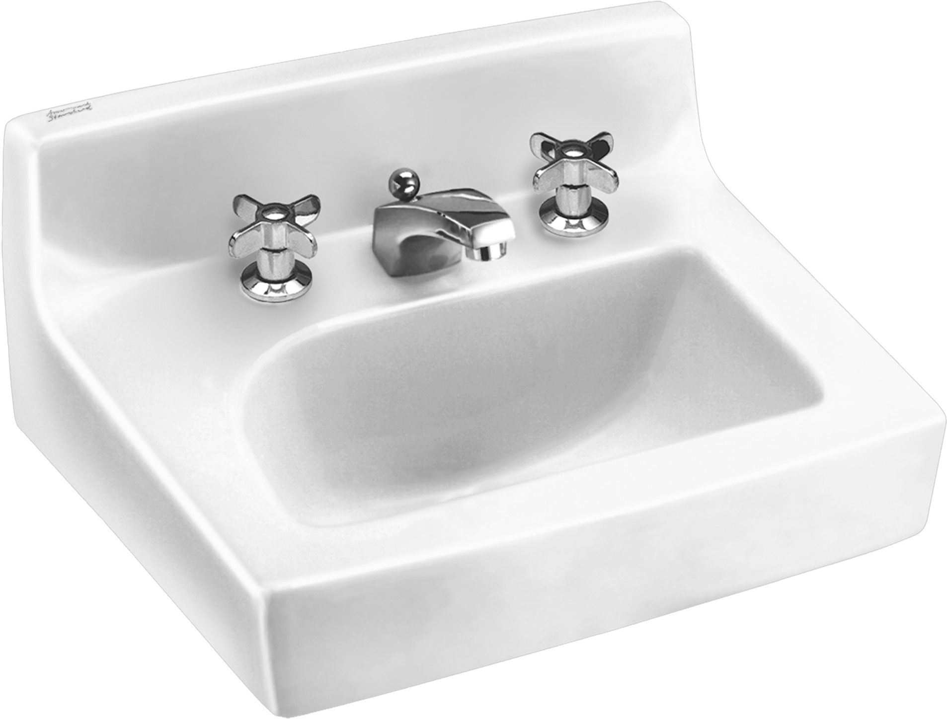 Commercial Bathroom Sinks - American Standard Commercial Wall Hung Sink (2000x2000), Png Download