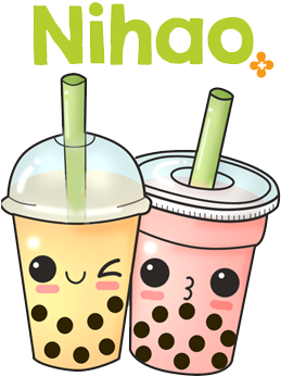 Boba Tea Cartoon Png Clip Freeuse Stock - Milk Tea Clip Art (349x349), Png Download