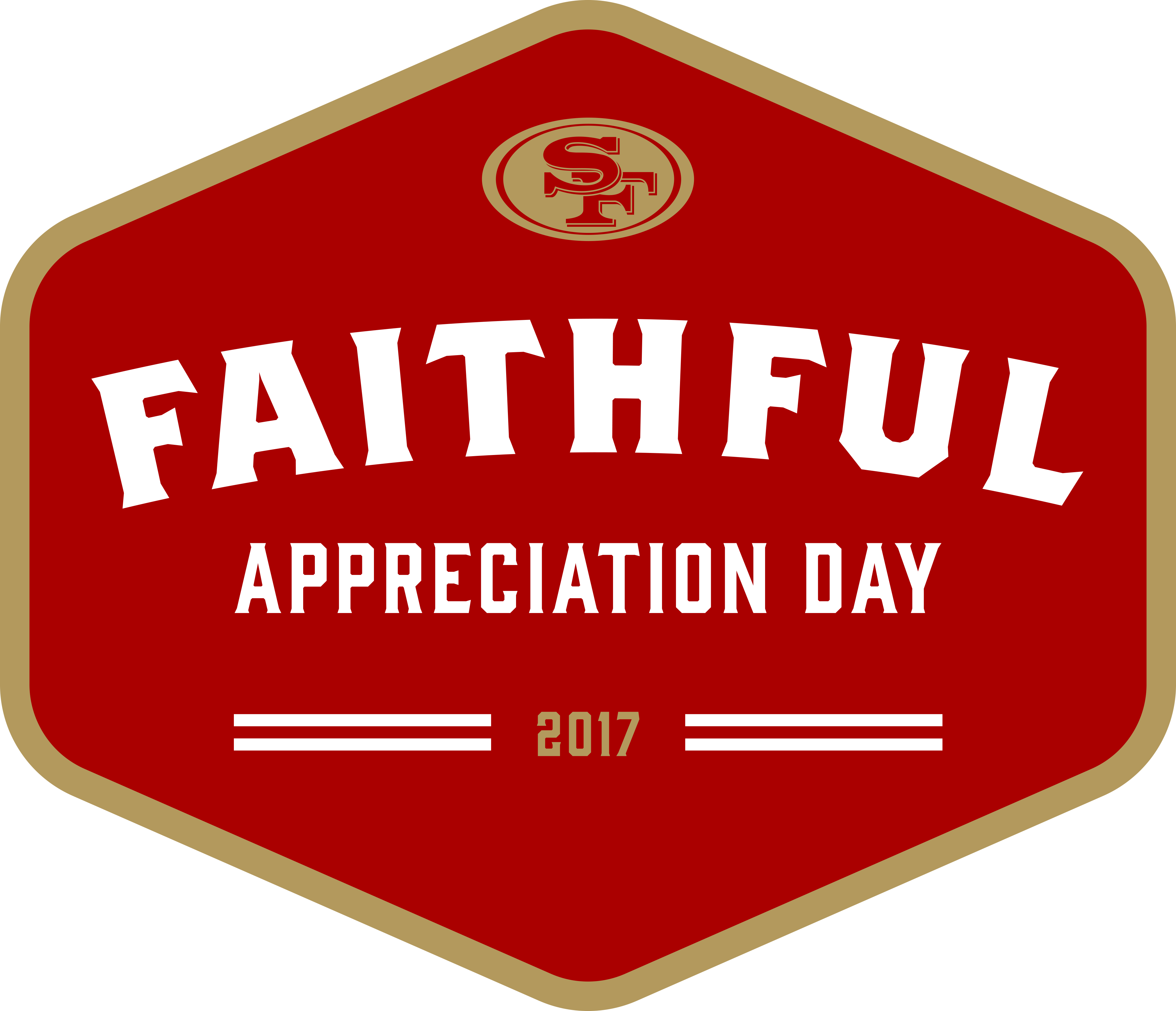 Faithful Appreciation Day - 49ers Beat The Saints (4038x3473), Png Download