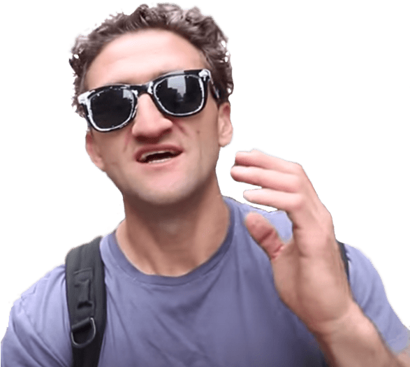Casey Neistat Walking - Casey Neistat (586x600), Png Download