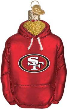 Sf 49ers Hoodie Ornament - 49ers Shirt (387x387), Png Download