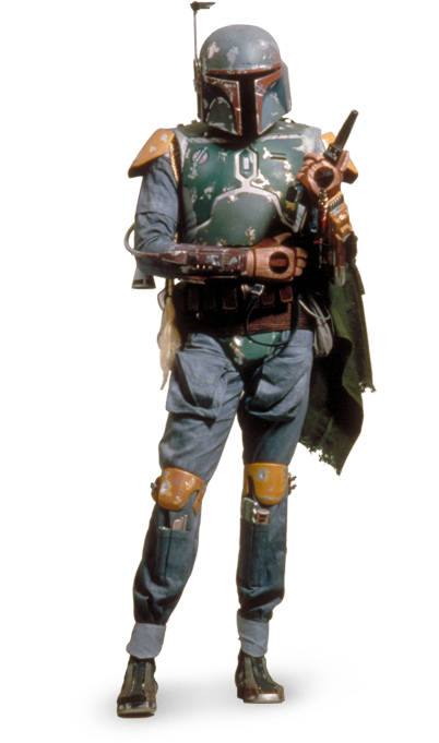 Boba Fett Render - Star Wars Characters Boba Fett (402x681), Png Download