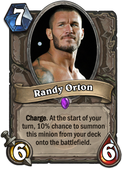 Rko Outta Nowhere - Knights Of The Frozen Throne Honest Cards (400x543), Png Download