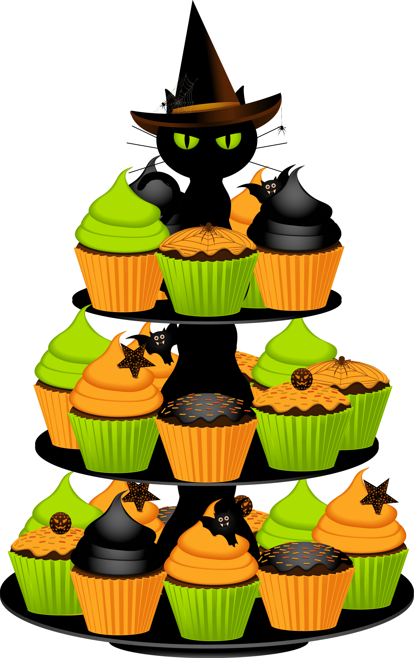 Candy Corn Clipart At Getdrawings - Halloween Birthday Cake Clip Art (1421x2258), Png Download