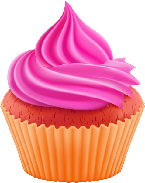 Cupcake Vector Png Transparent Image - Cupcake Vector Png (500x625), Png Download