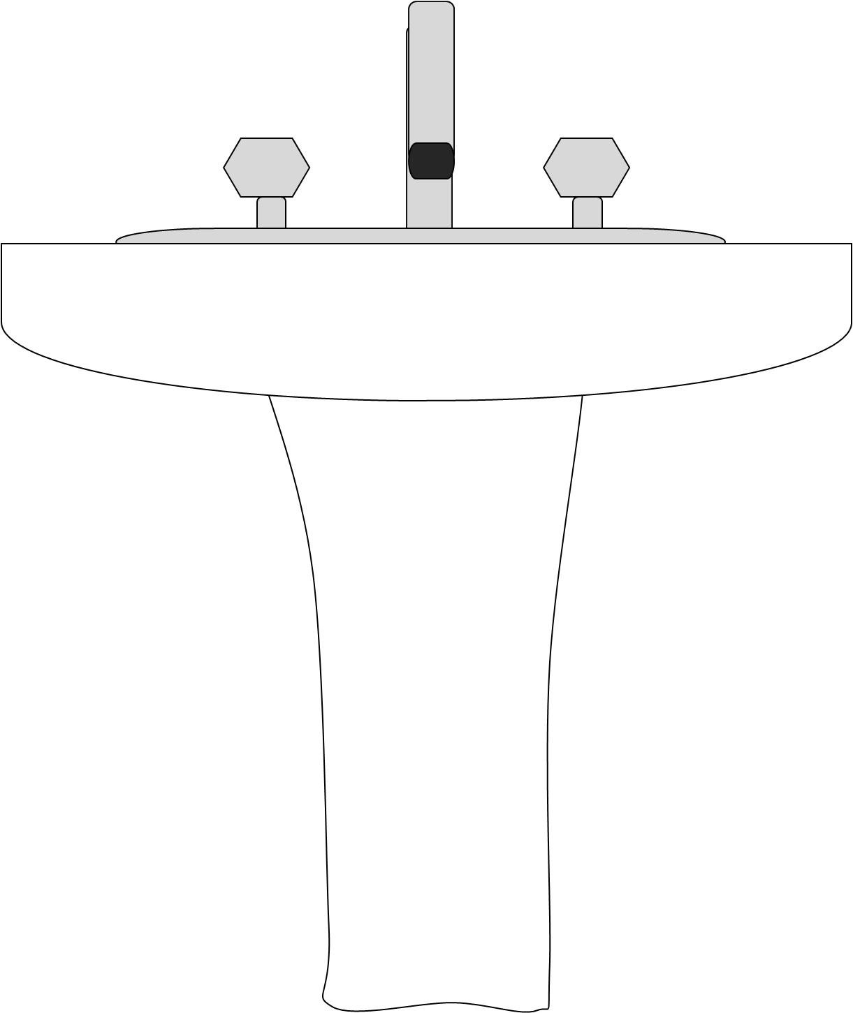 Sink Image - Bathroom Sink Clipart Png (1221x1451), Png Download